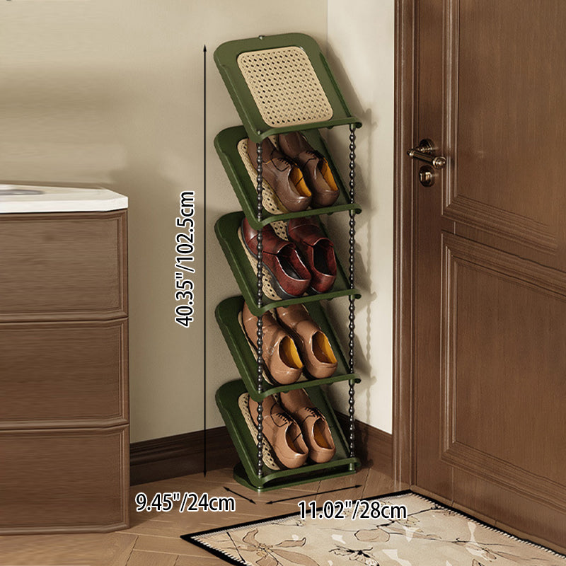 Contemporary Rectangular Shoe Cabinet