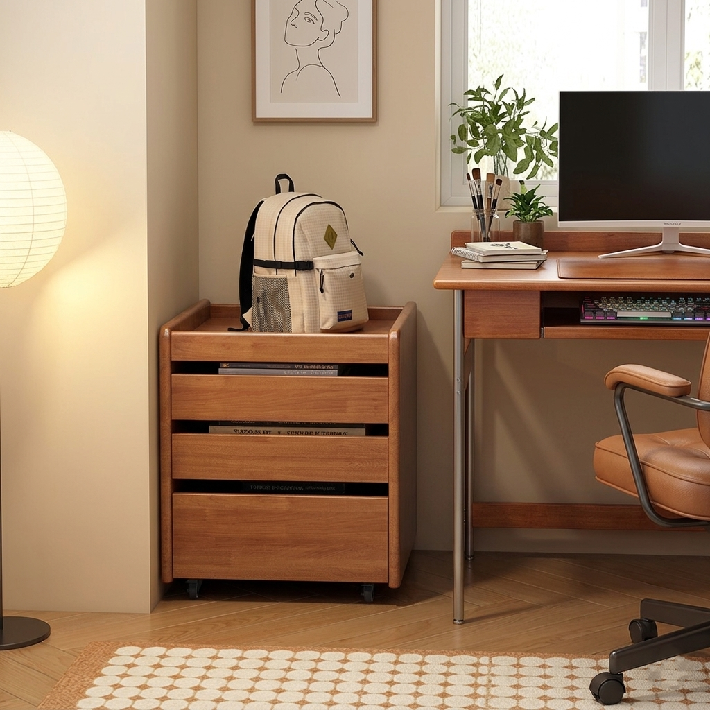 Contemporary Square Storage Cabinet