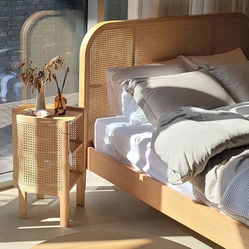 Traditional Cylindrical Nightstand