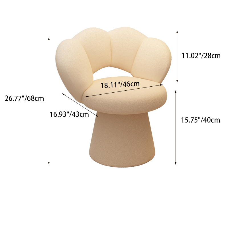 Contemporary Petal Storage Stool