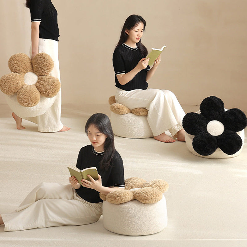 Contemporary Petal Storage Stool