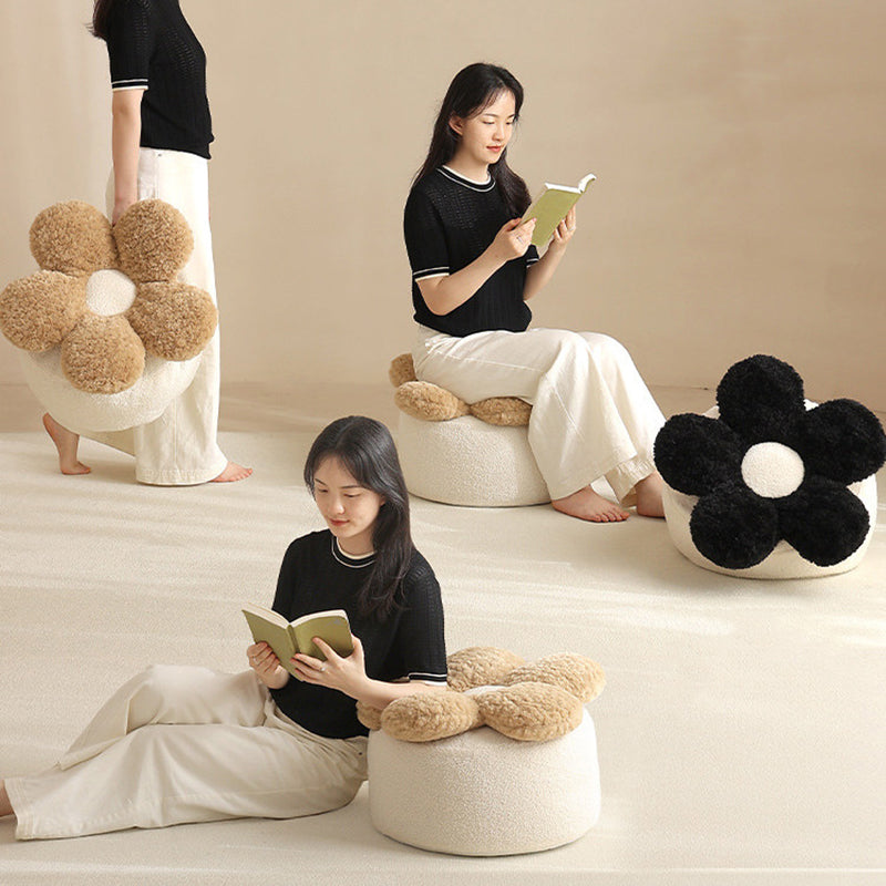 Contemporary Petal Storage Stool