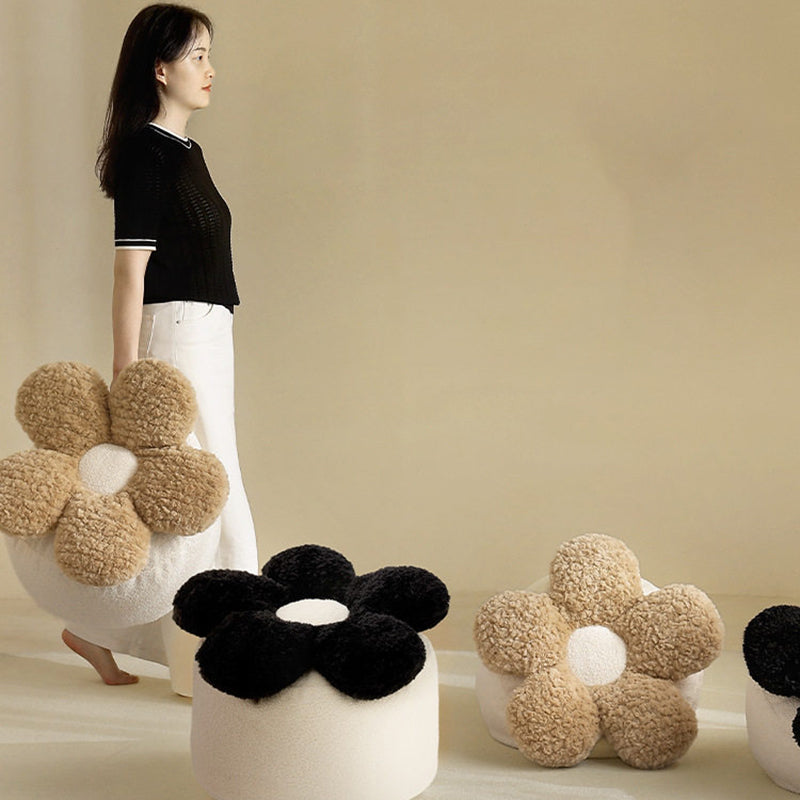 Contemporary Petal Storage Stool