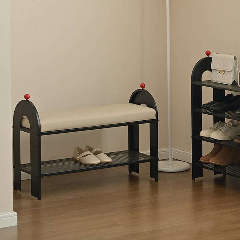 Contemporary Rectangular Shoe Bench