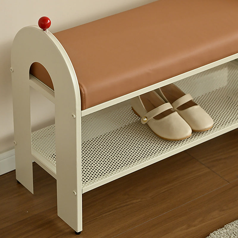 Contemporary Rectangular Shoe Bench