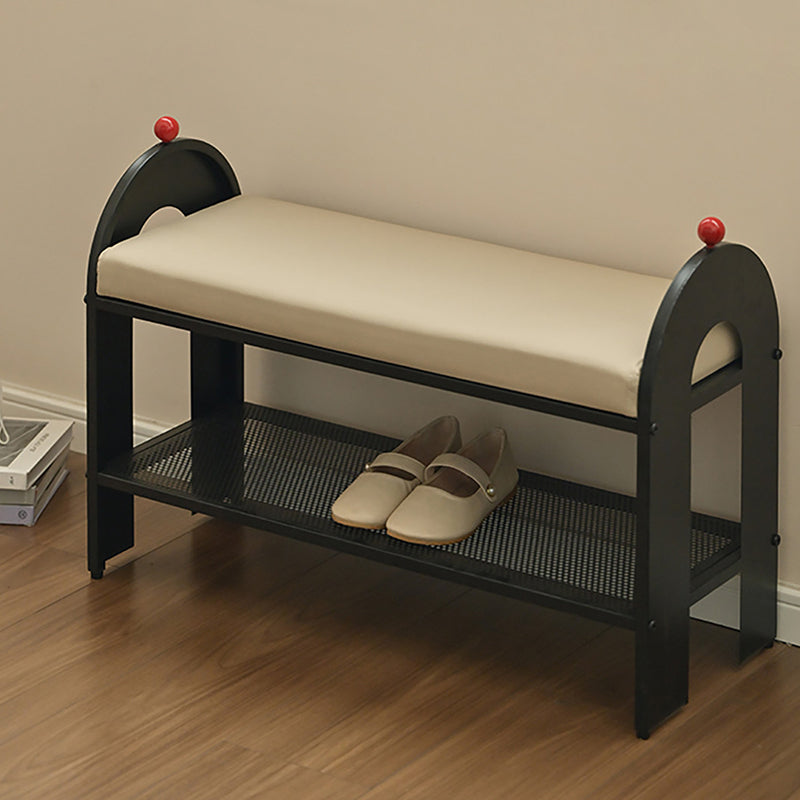 Contemporary Rectangular Shoe Bench