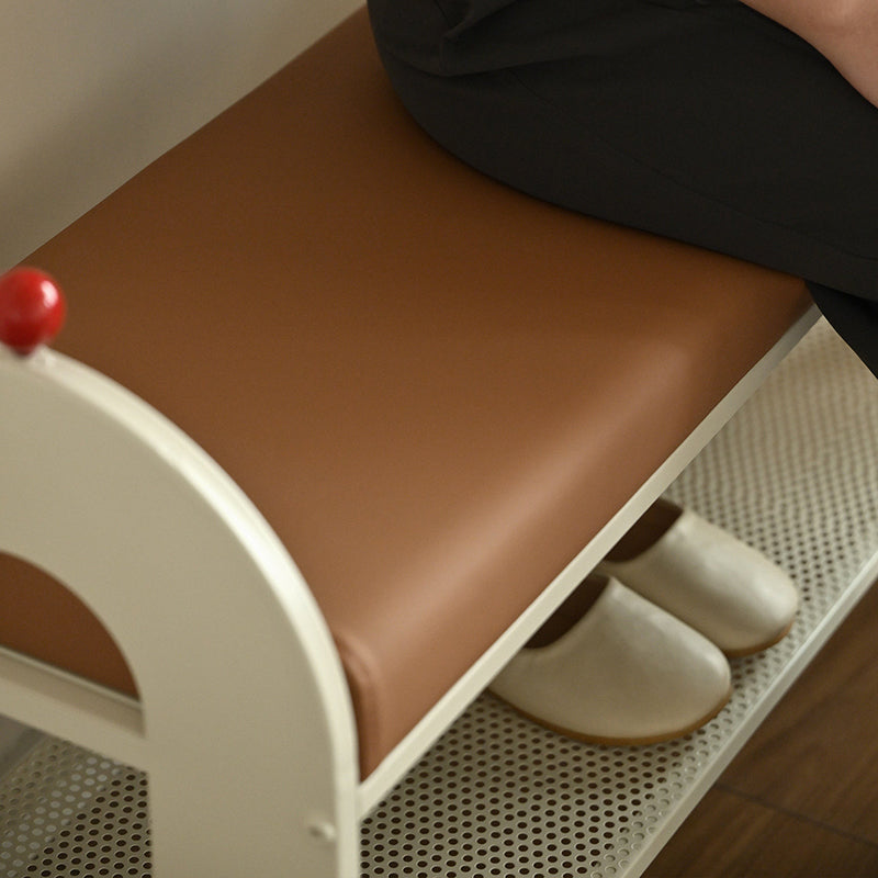 Contemporary Rectangular Shoe Bench