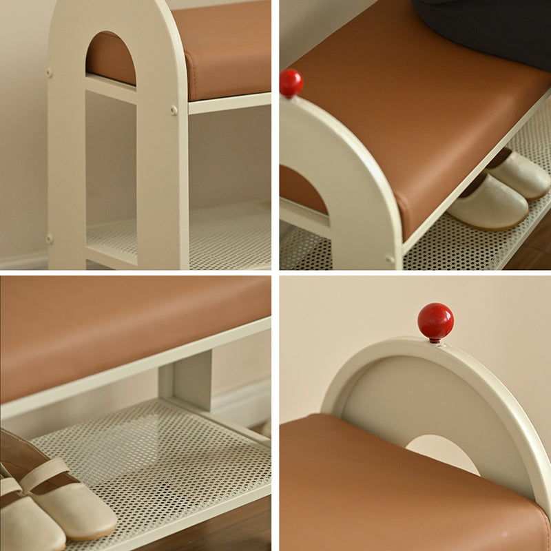 Contemporary Rectangular Shoe Bench