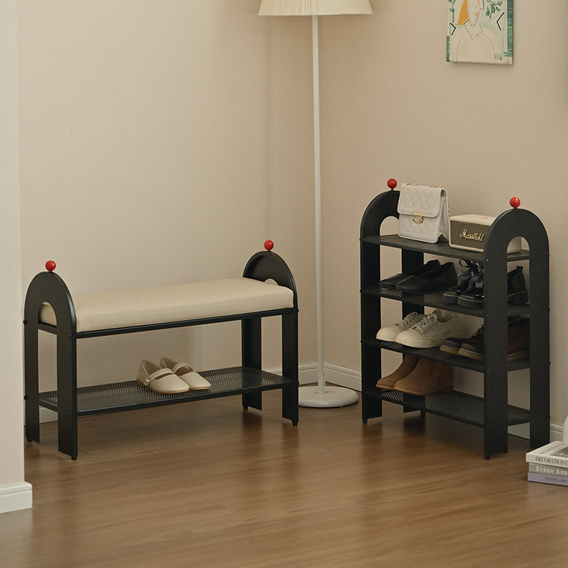 Contemporary Rectangular Shoe Bench