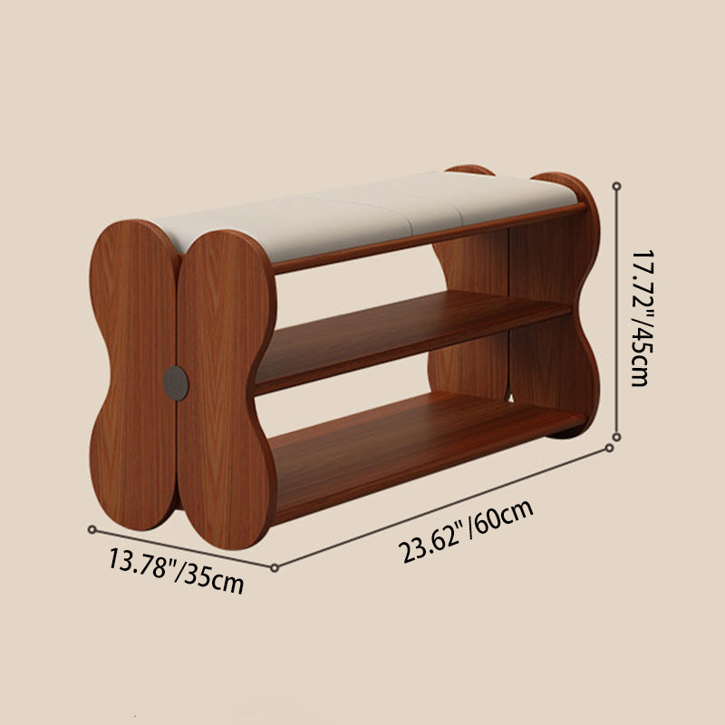 Traditional Rectangular Shoe Bench