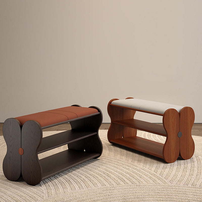 Traditional Rectangular Shoe Bench