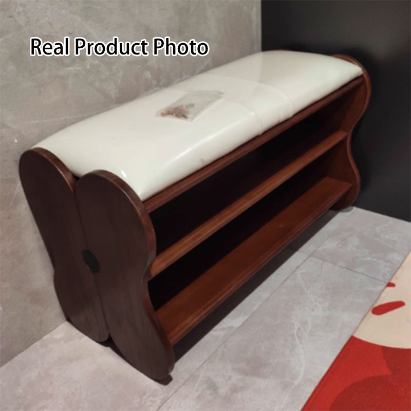 Traditional Rectangular Shoe Bench