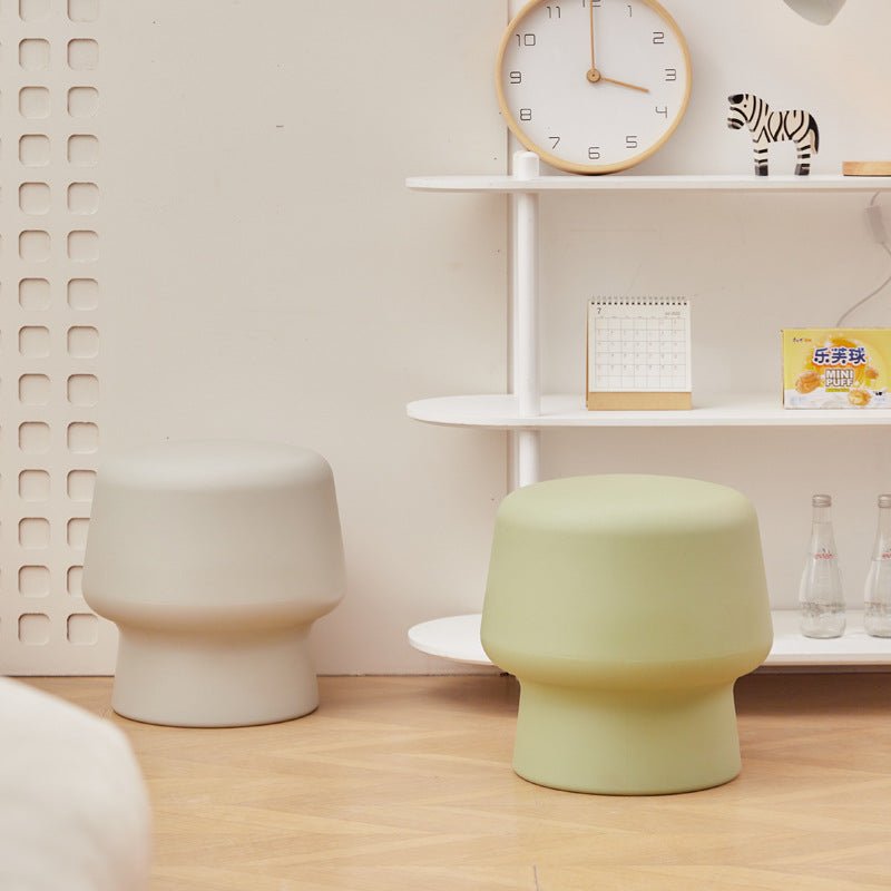 Scandinavian Round Storage Stool