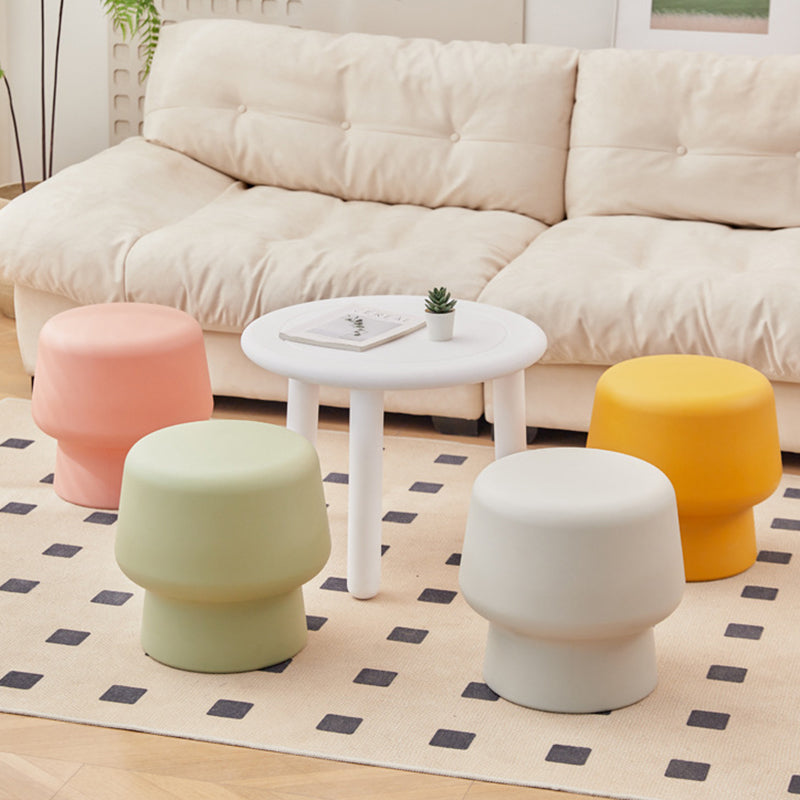Scandinavian Round Storage Stool