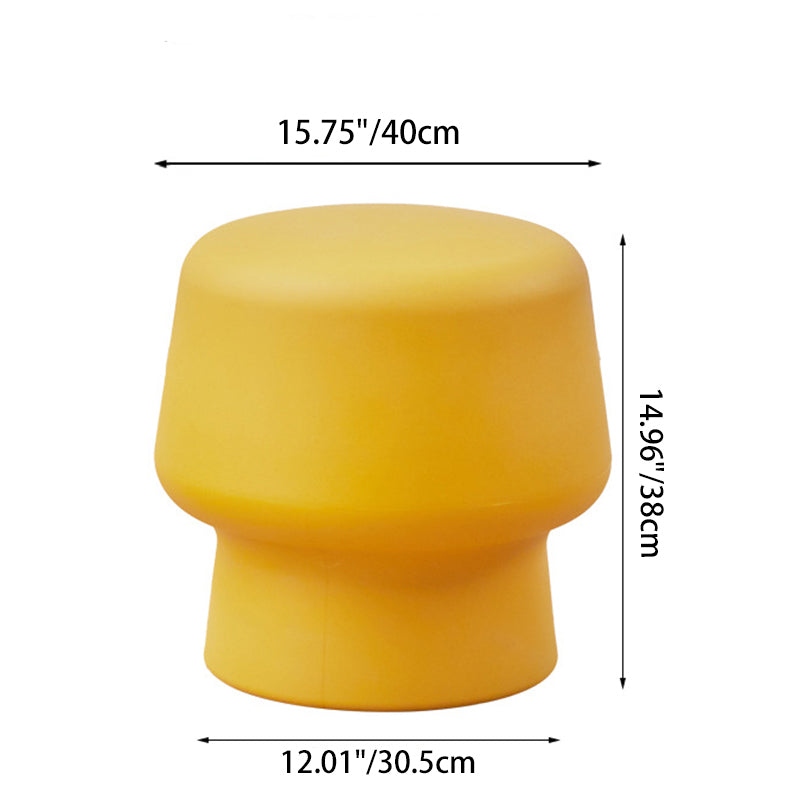 Scandinavian Round Storage Stool