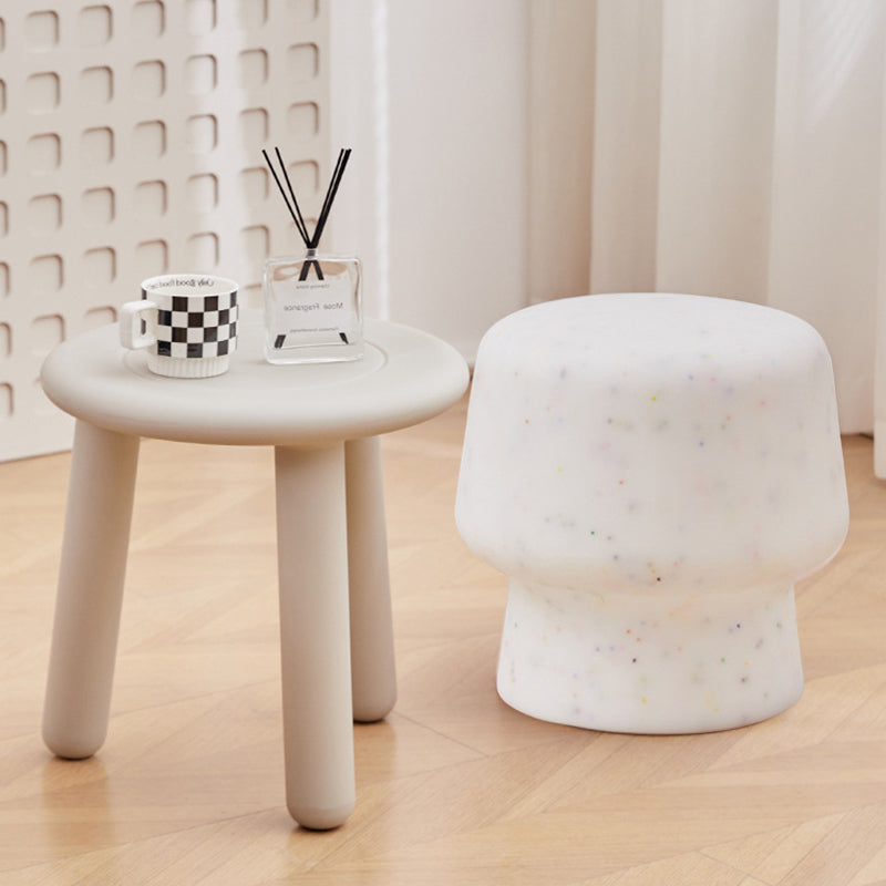 Scandinavian Round Storage Stool