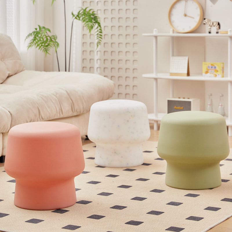 Scandinavian Round Storage Stool