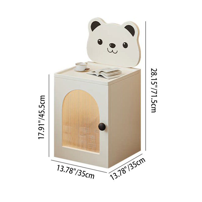 Minimalist Bear Nightstand