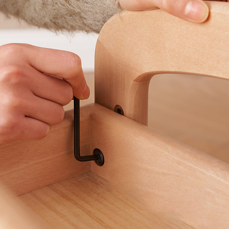 Minimalist Curved Storage Shelf