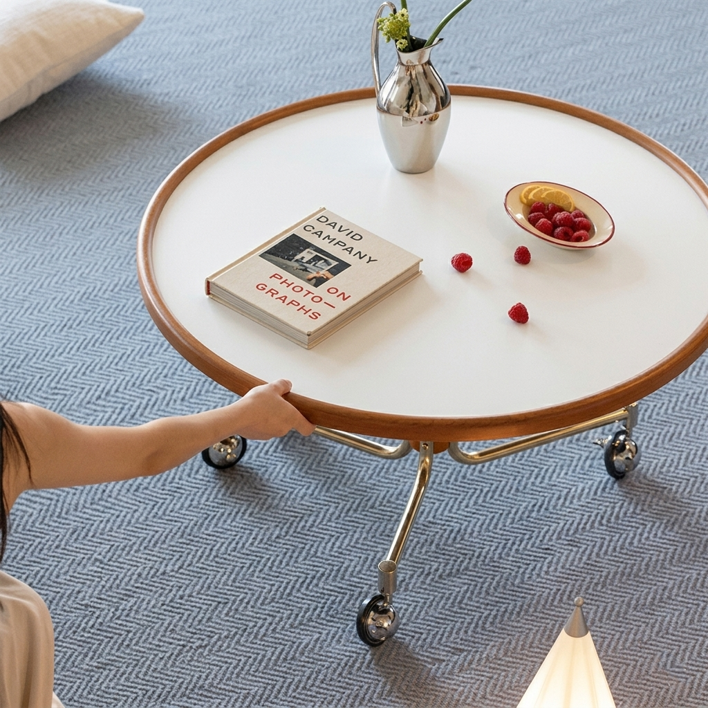 Traditional Round Coffee Table