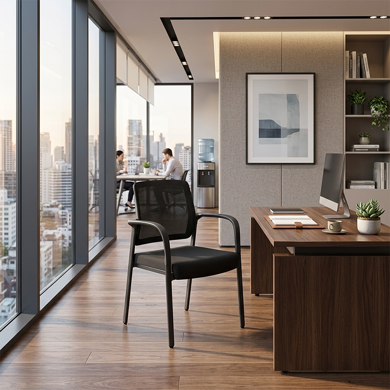 Modern Rectangular Desk Chair