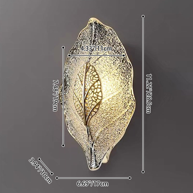 Modern Leaf Wall Sconce