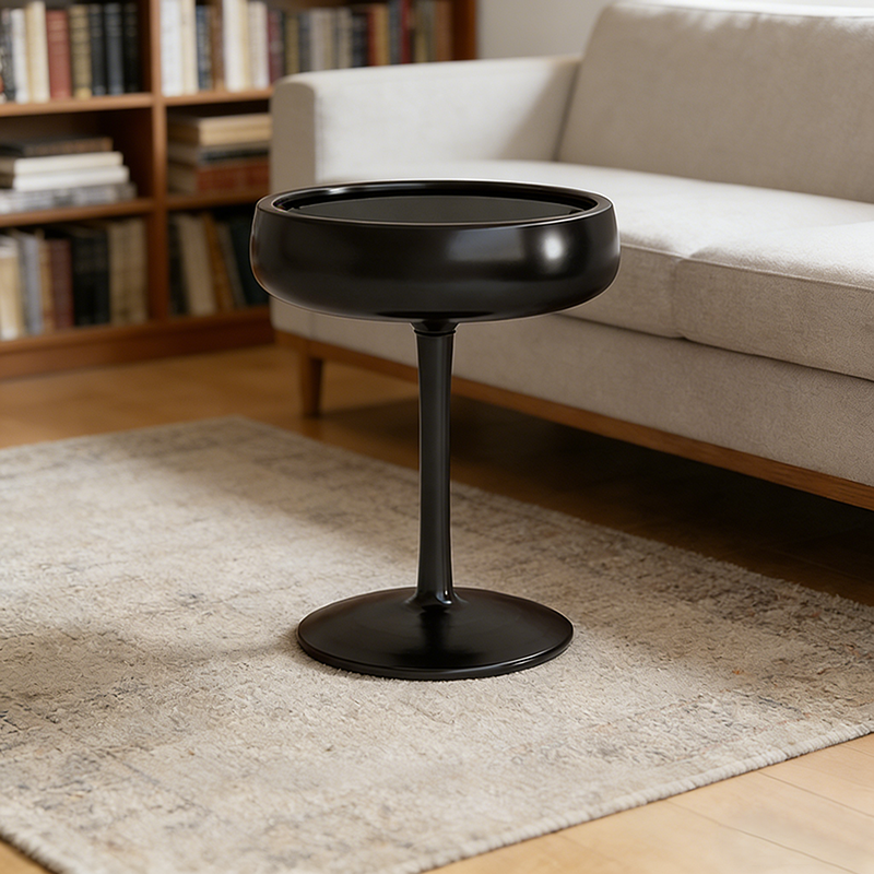 Contemporary Wine Glass Side Table