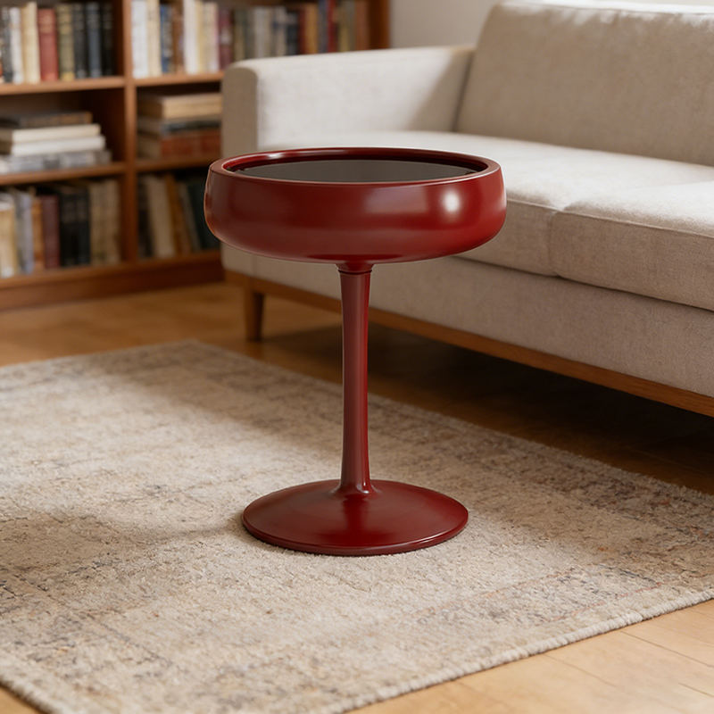 Contemporary Wine Glass Side Table